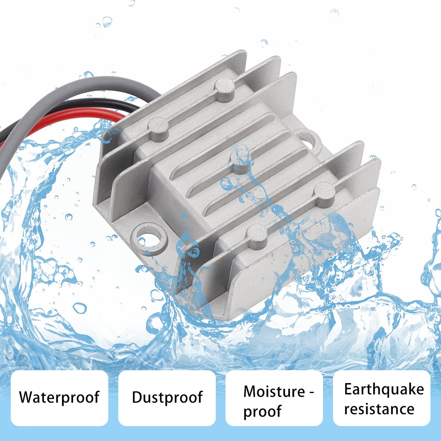 Kit di conversione da 12V/24V a 30V 3,5A, convertitore step-up con cavo di alimentazione CC