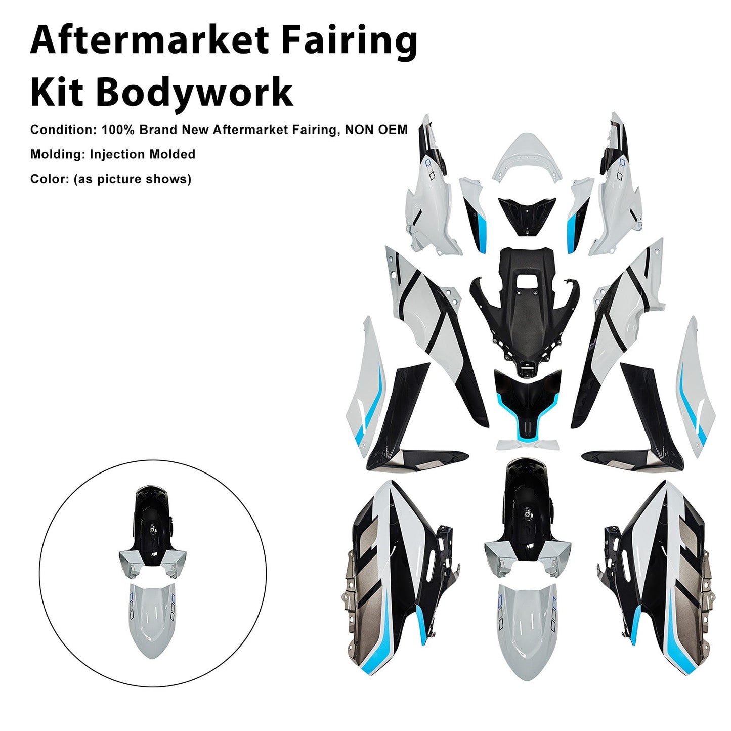 Kit di carene iniettate per Yamaha TMAX560 2025-2026
