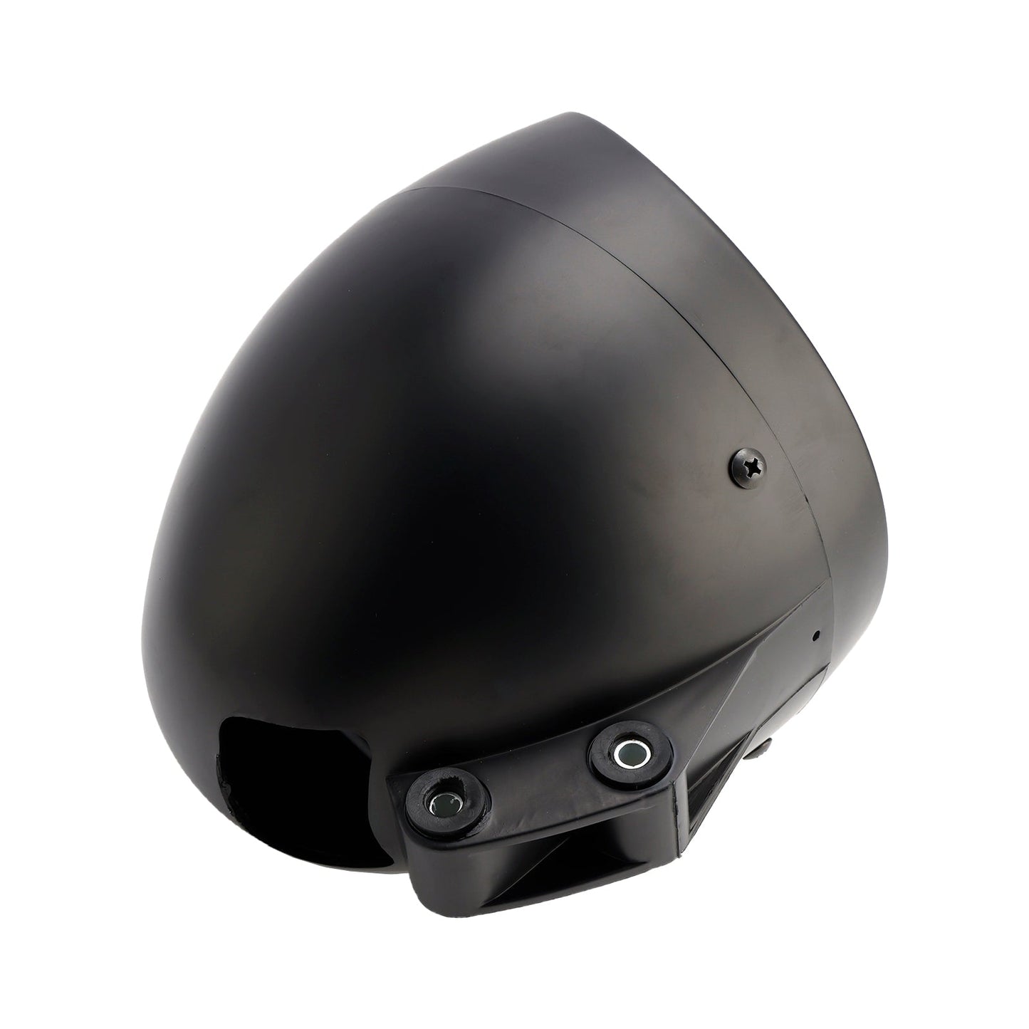 Faro anteriore da 5,75"" con faretto universale a 4 lampadine, adatto per moto, cromato