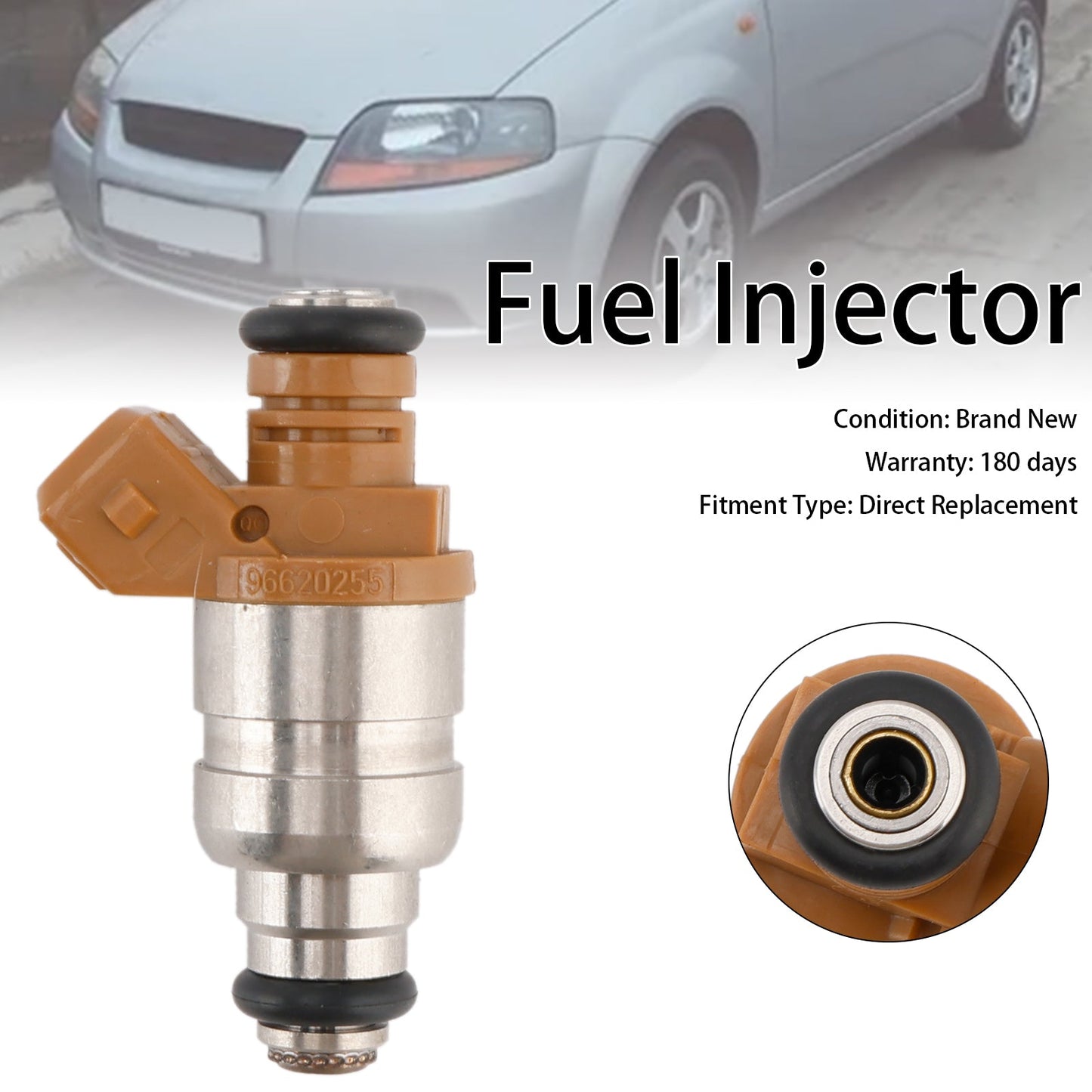 1 iniettore di carburante 96620255 compatibile con Chevrolet Daewoo Matiz 0.8L 1.0L 96518620