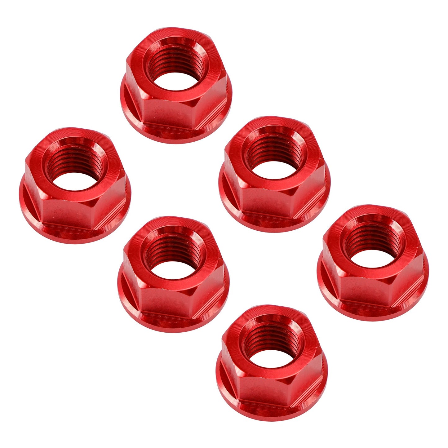 Kit dado pignone M10x1,25 rosso per Yamaha YZF-R1 98-14 R3 15-18 YZF-R6 03-21