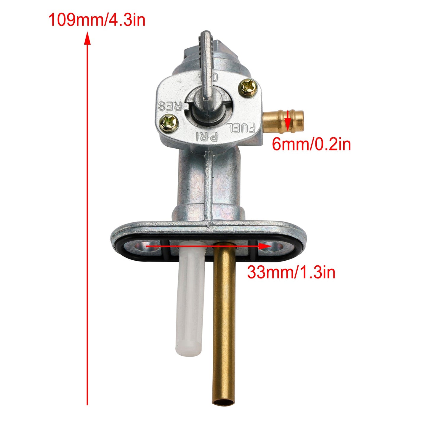 Rubinetto del carburante del serbatoio del gas Rubinetto adatto per Kreidler ATV Mustang 170 200 250