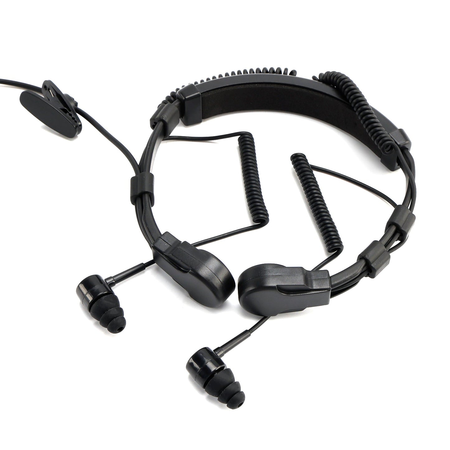 Cuffie con microfono a vibrazione telescopico K-Head per TK-208 TK-220 TH-D7 TH-F6