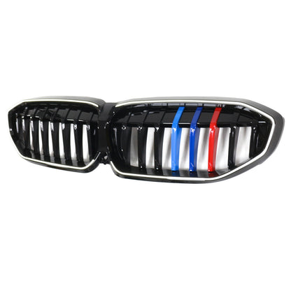 Griglia a rene nera stile M per BMW Serie 3 G20 2019-2022 51138072085