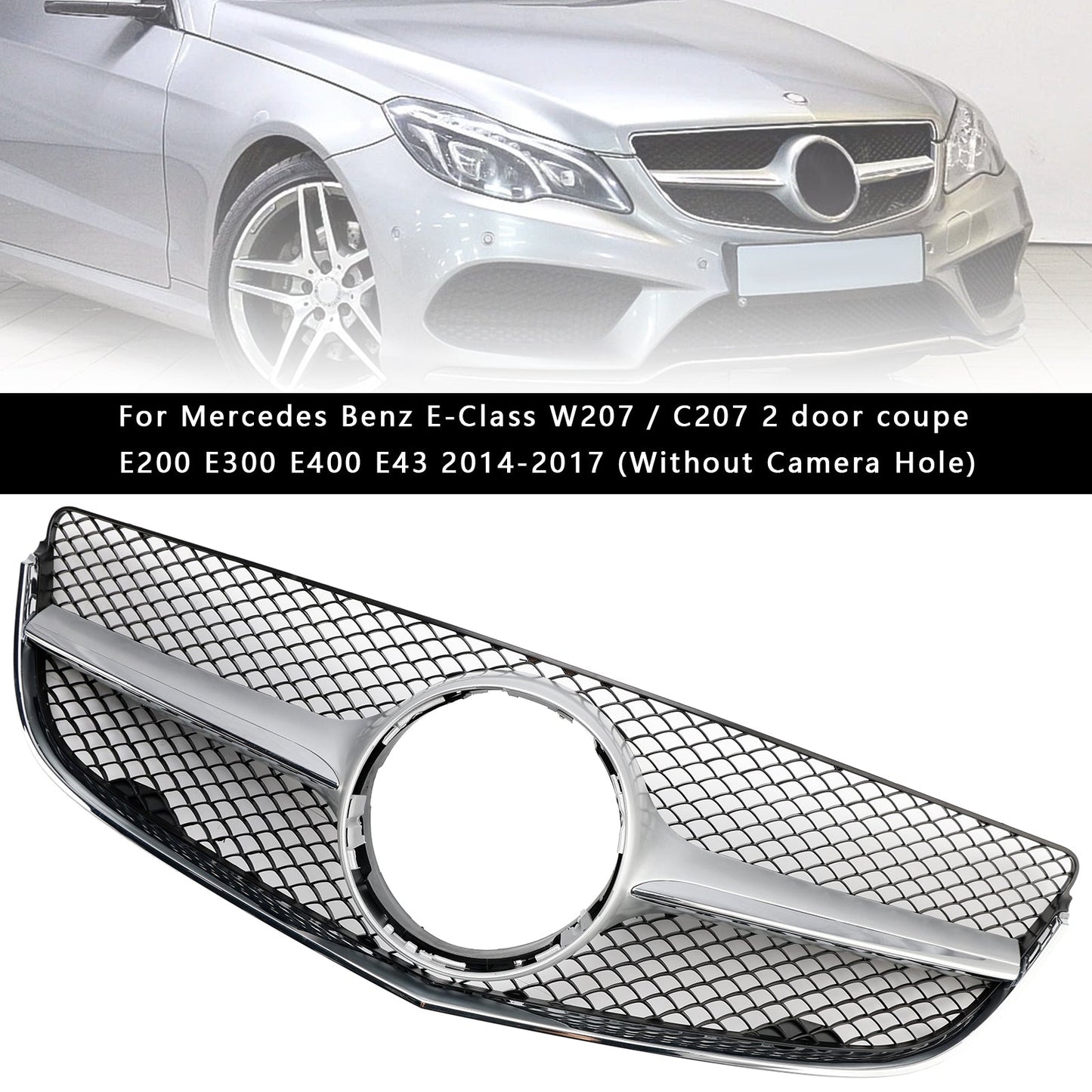 Griglia paraurti anteriore Mercedes Benz CLASSE E W207 Coupe 2014-2017