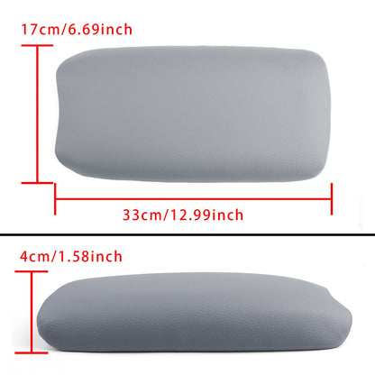 Coperchio della console centrale del bracciolo in pelle grigia per Honda CIVIC 2006-2009