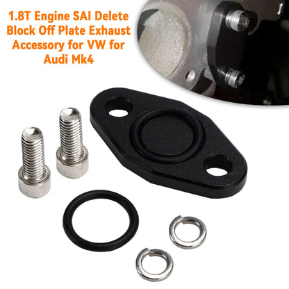 Piastra di blocco per l'eliminazione del motore SAI 1.8T, accessorio per scarico per VW per Audi Mk4