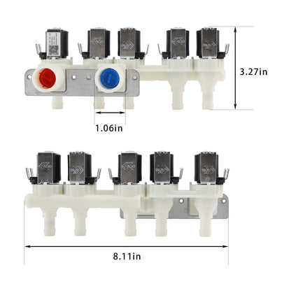 Elettrovalvola dell'acqua per lavatrice GE WH23X29553