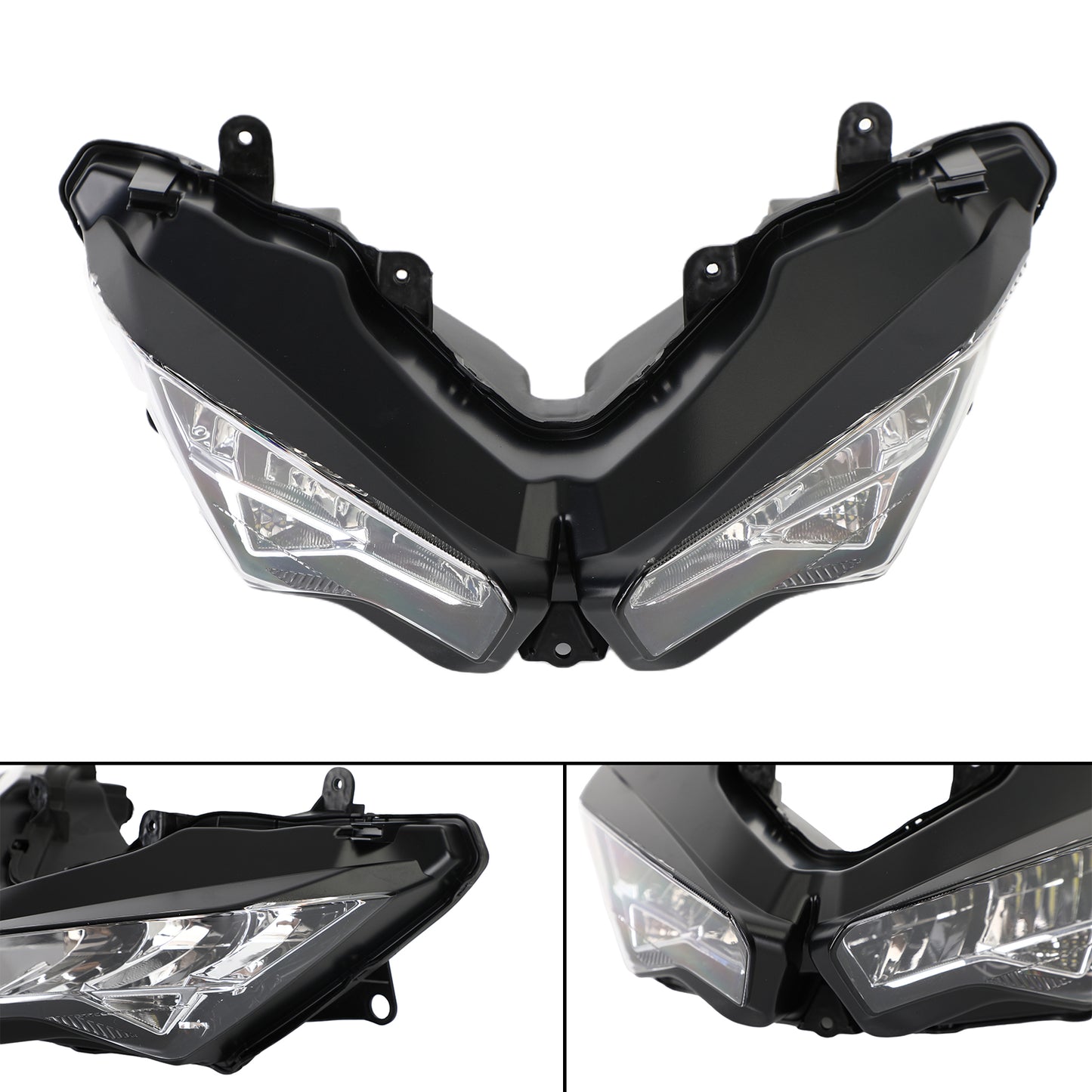 Griglia Del Faro Griglia Del Faro Anteriore Per Kawasaki Ninja 400 18-23 Fumo