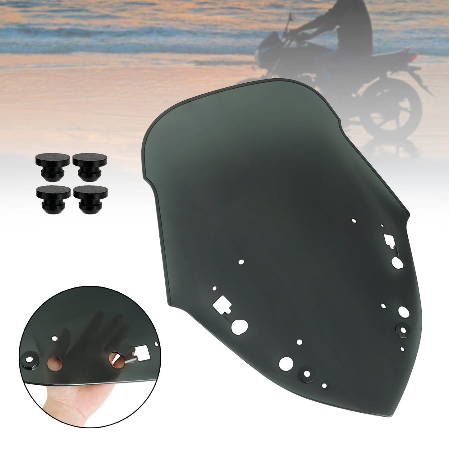 Parabrezza per parabrezza moto ABS YAMAHA X-MAX 300 2017-2022