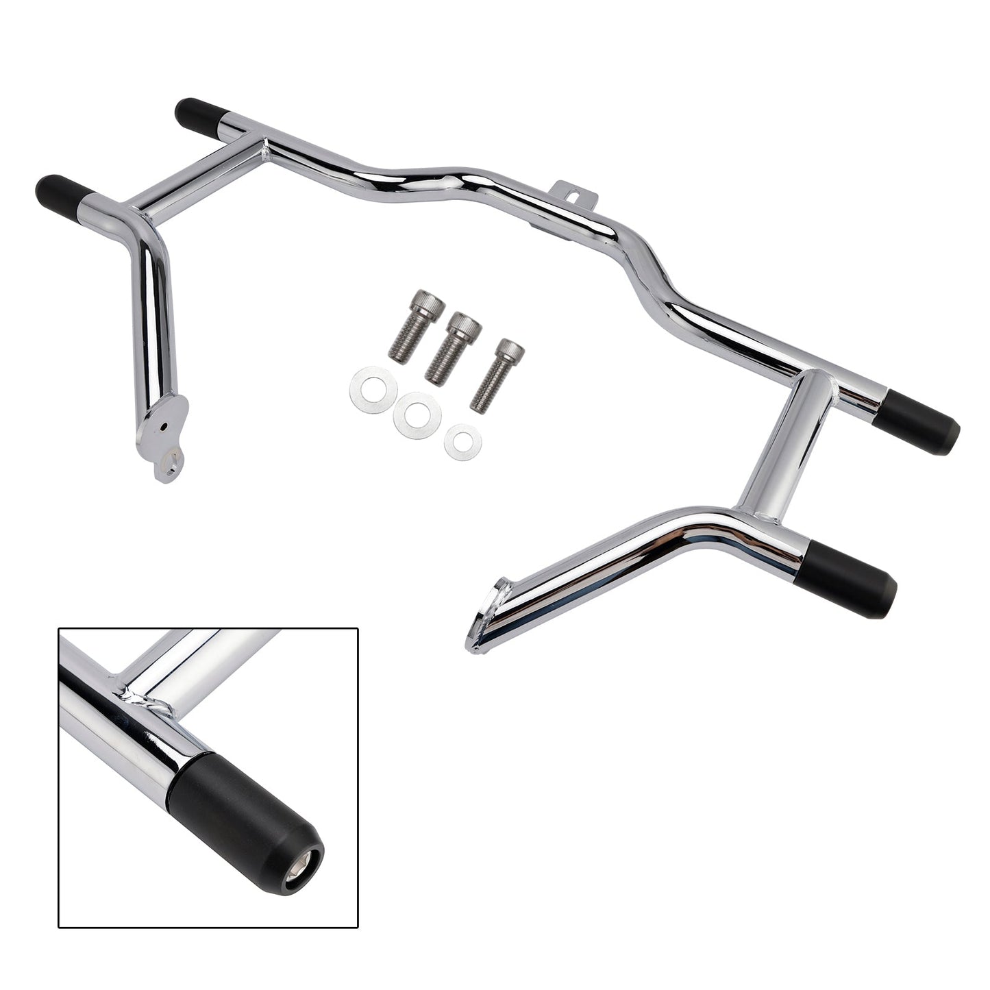 Kit di protezione motore paraurti carenatura supporto barra di protezione adatto per CVO Road King nero