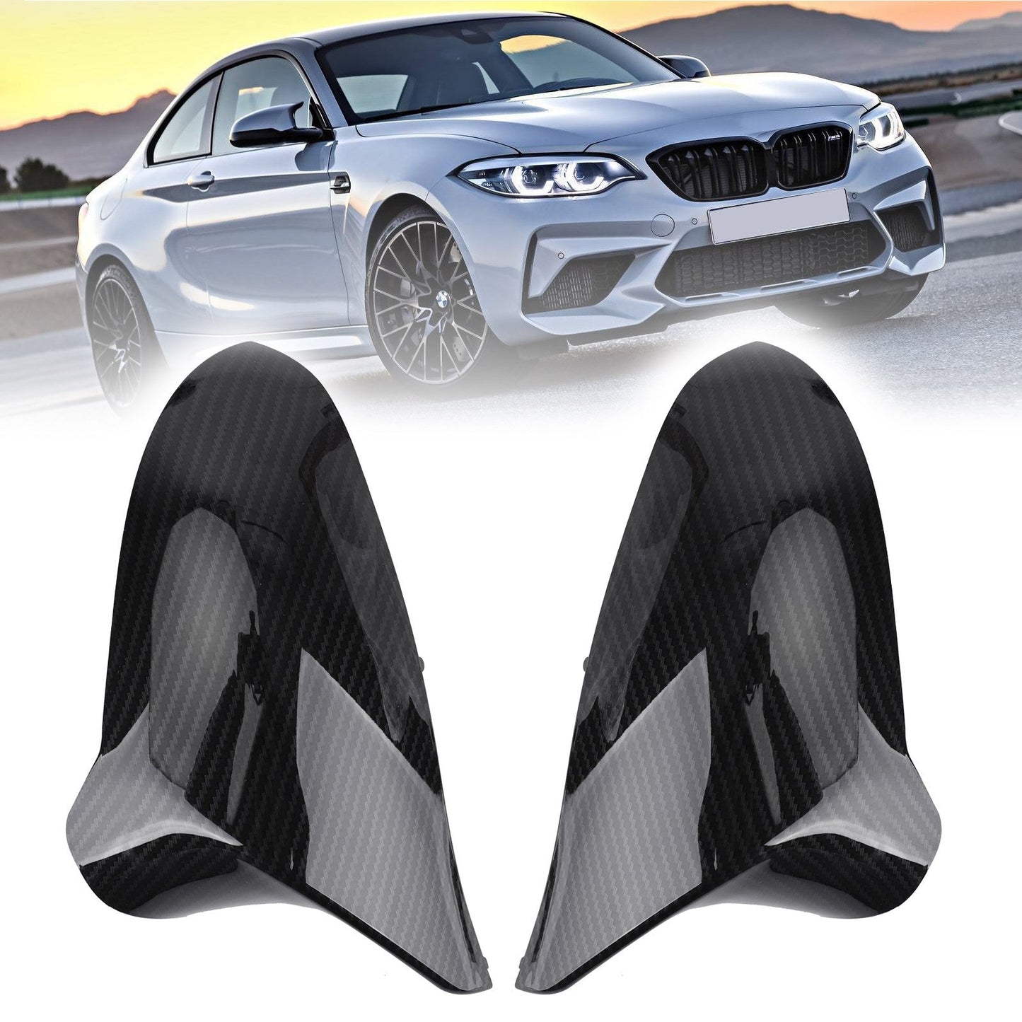 Copri specchietti laterali Alloggiamento retrovisore in carbonio per BMW F80 M3 F82 M4 M2 2015-2020