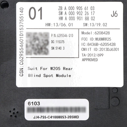 Radar angolo cieco cambio corsia Mercedes Classe C W205 2015-2018 A0009056103