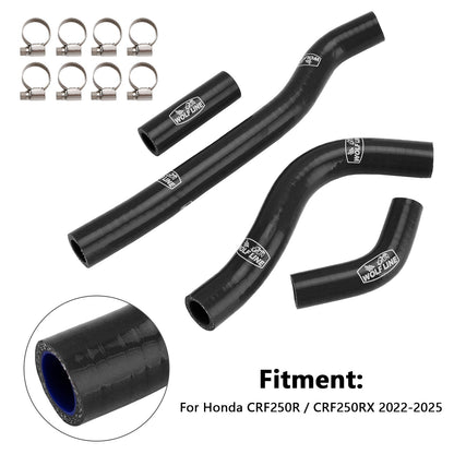 Tubo flessibile del liquido di raffreddamento del radiatore in silicone Honda CRF250R CRF250RX 2022-2025