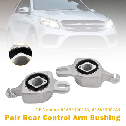 2x Boccola braccio oscillante posteriore 1663300143 per Mercedes-Benz GL350 ML250 GLE63 AMG