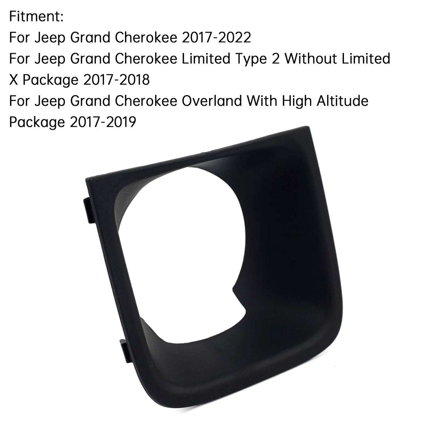 Copertura mascherina per cruise control adattivo, nera 68262018AA per Jeep Grand 2017-2022
