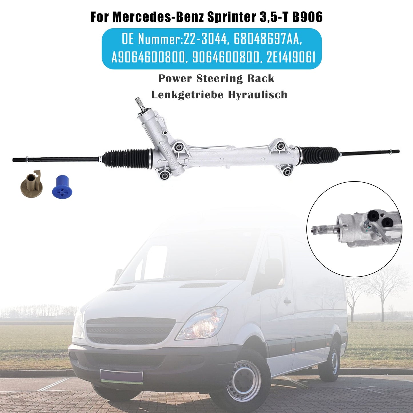 Pignoni della cremagliera del servosterzo 68048697AA per Mercedes-Benz Sprinter B906