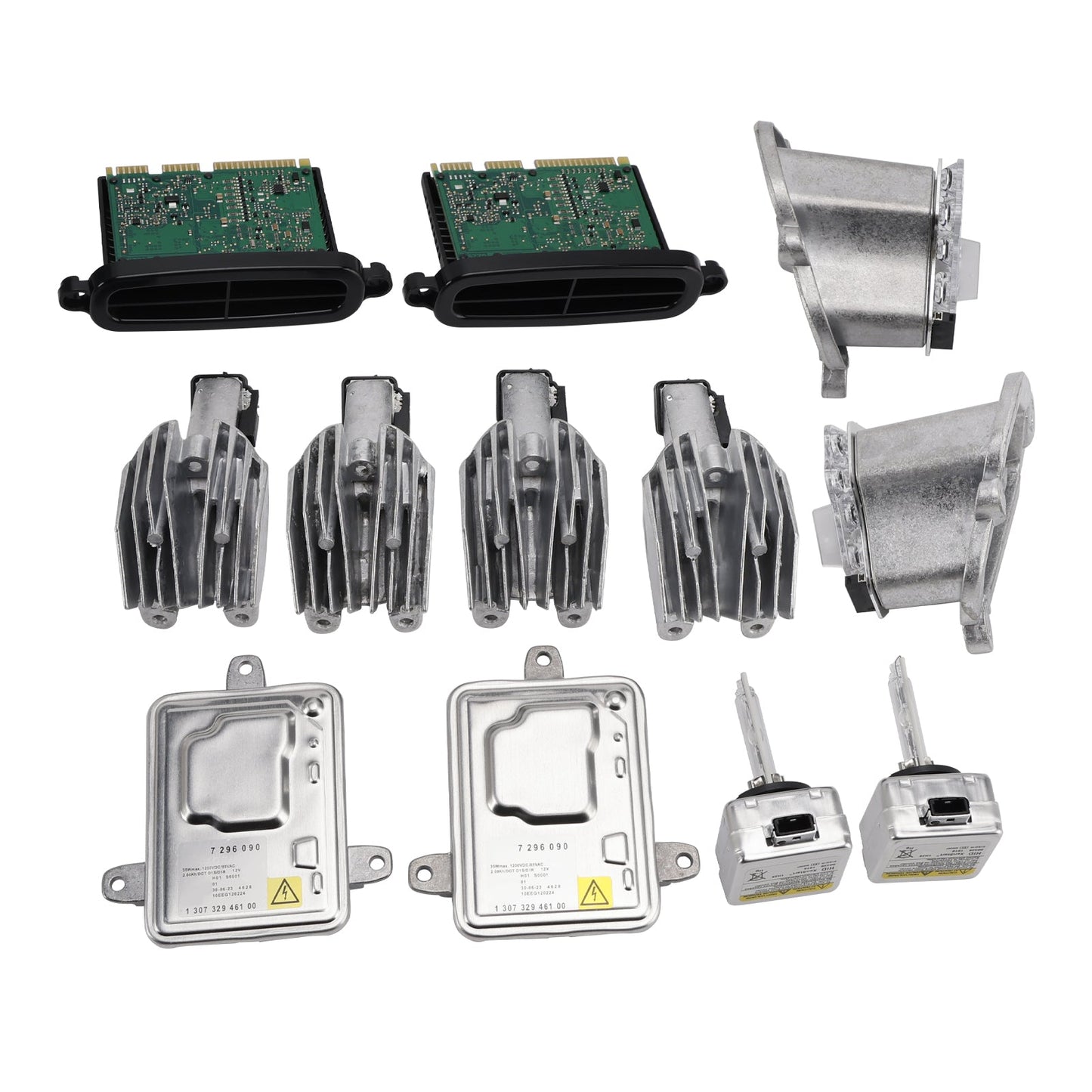 2011-2013 BMW 535i xDrive 12 pezzi modulo di alimentazione sinistro + destro fari a LED AHL 63117316217 130732946100