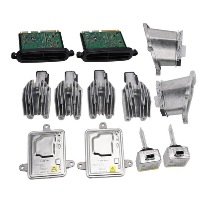 2011-2013 BMW 535i xDrive 12 pezzi modulo di alimentazione sinistro + destro fari a LED AHL 63117316217 130732946100