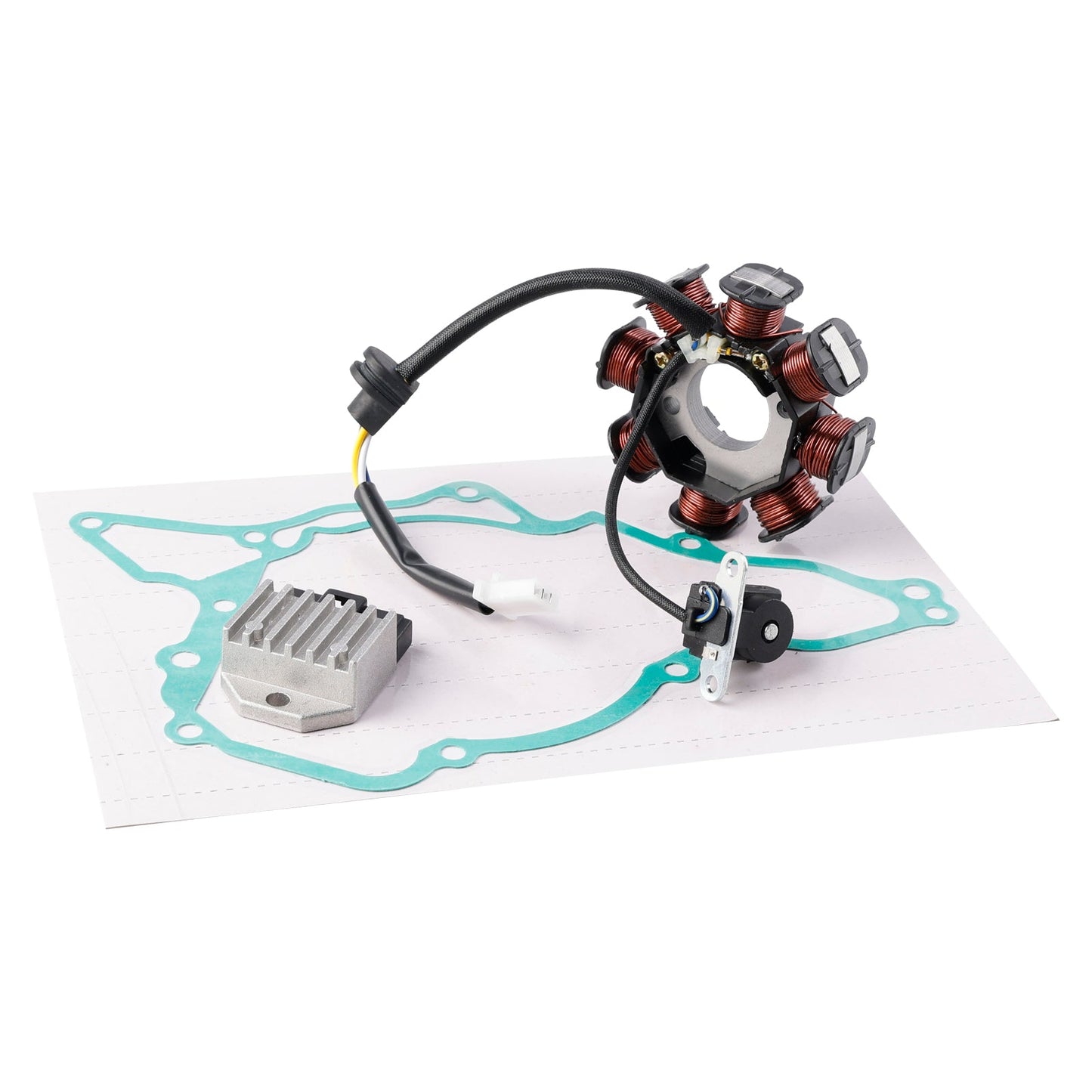 GUARNIZIONE RADDRIZZATORE REGOLATORE GENERATORE STATORE Suzuki DRZ110 2003-2005 K2100-31390