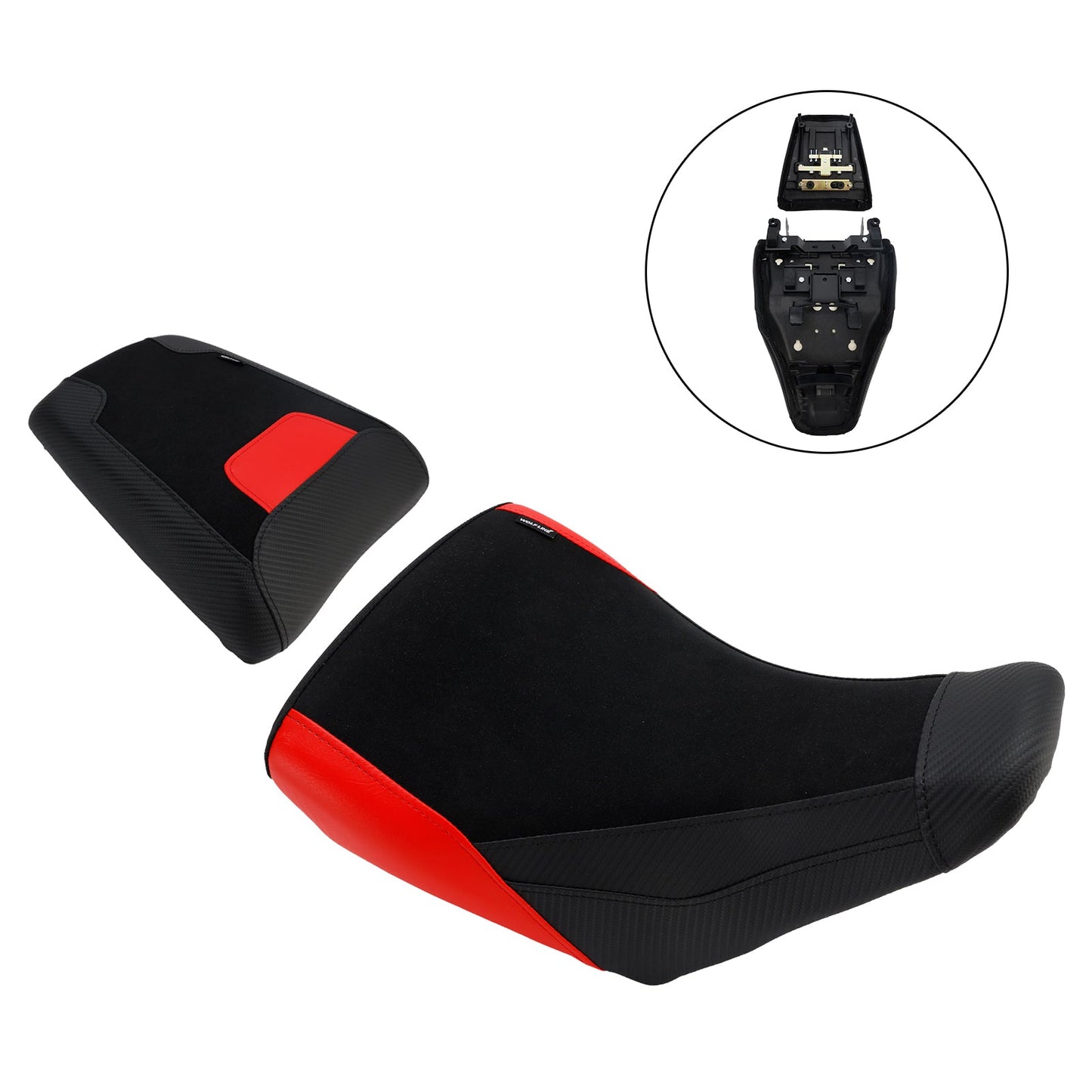 Cuscino posteriore per sedile conducente e passeggero per Suzuki V-Strom DL1050 2023-2025