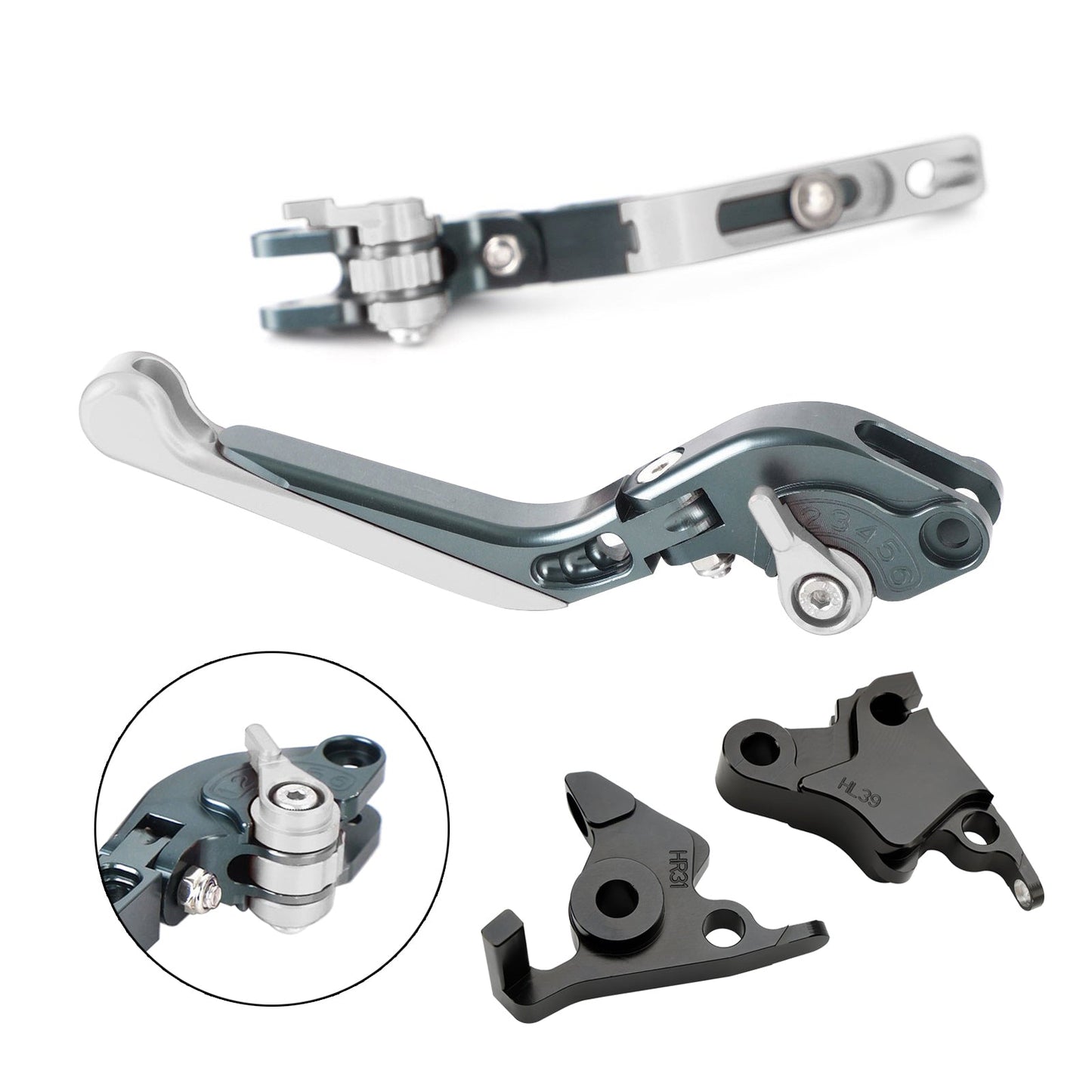 Leva freno frizione regolabile adatta per CFMOTO 450SS 450SR 21-23 450NK 23-24