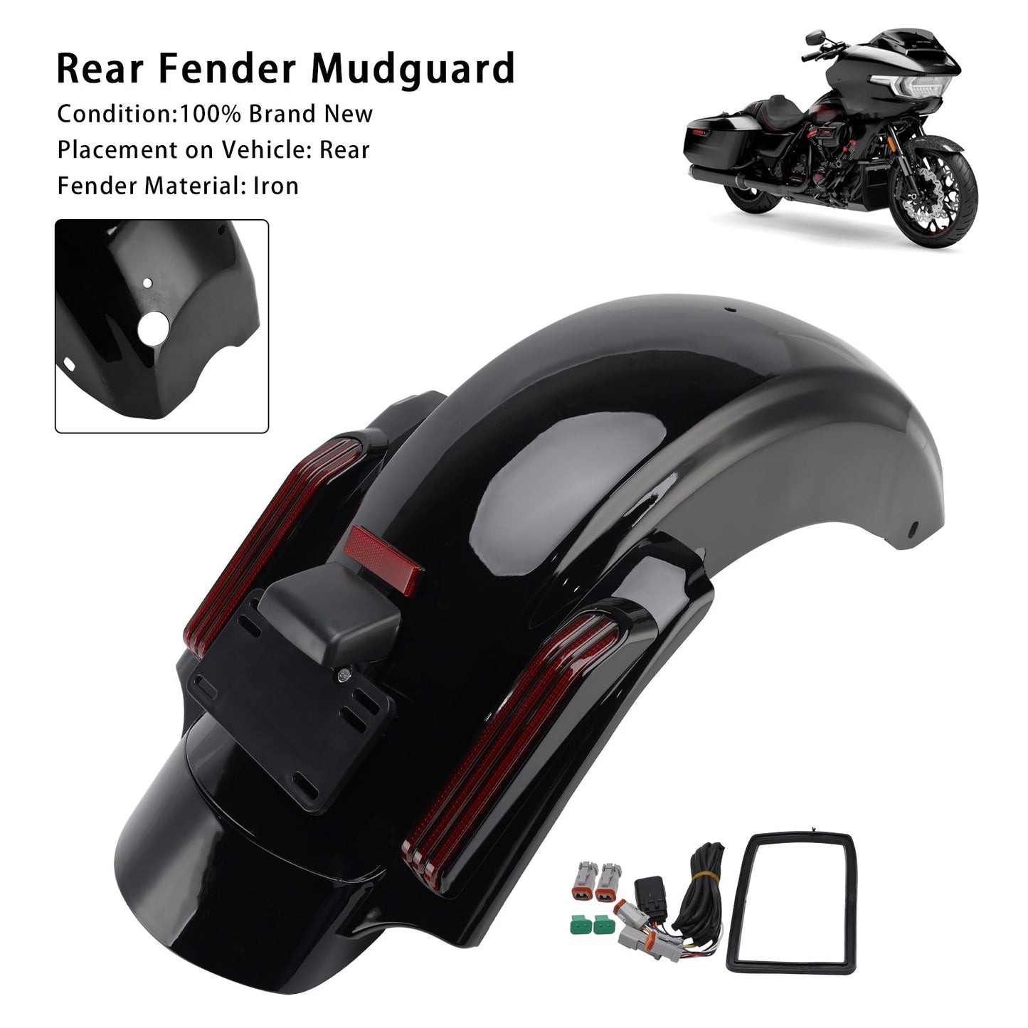 Sistema parafango posteriore Harley Touring Street Glide Ultra 2025