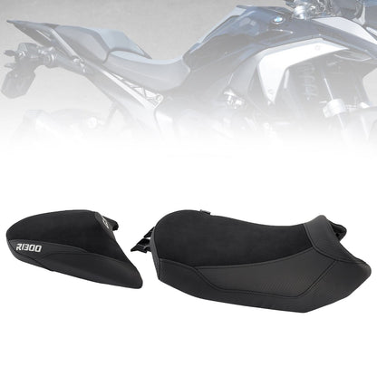 2024-2025 Per BMW R1300GS R 1300 GS Parte anteriore inferiore con sedile posteriore conducente passeggero nero