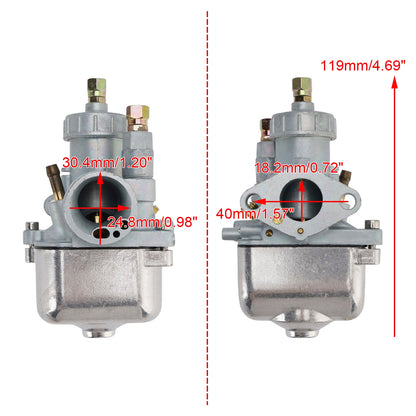 Carburatore Carb per Simson S50 S51 S53 S60 S70 S80 S83 SR50 SR80 KR51 13149-00S