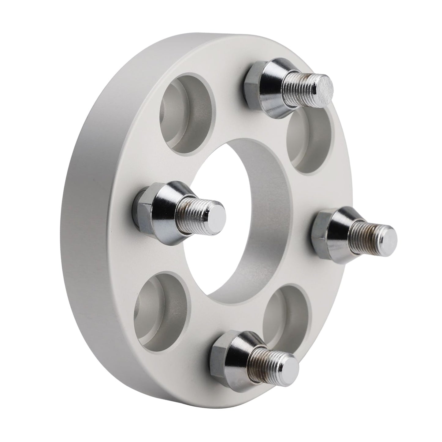 Kit distanziali per ruote da 1"" con cavo per dadi ruota per carrelli da golf, argento per Yamaha Club Car Ezgo