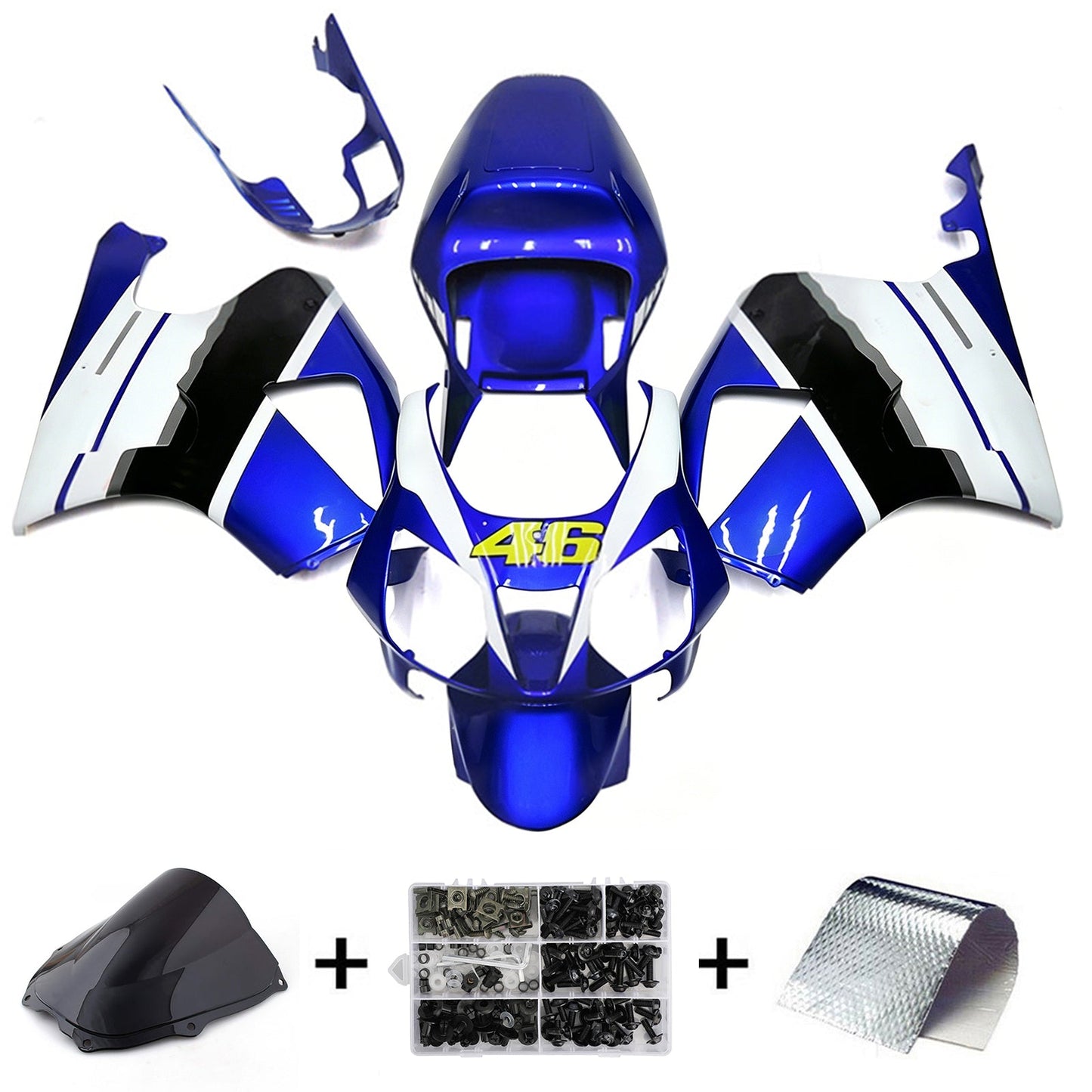Kit di carene in plastica ABS stampate a iniezione per Honda VTR1000 RC51 2000-2006
