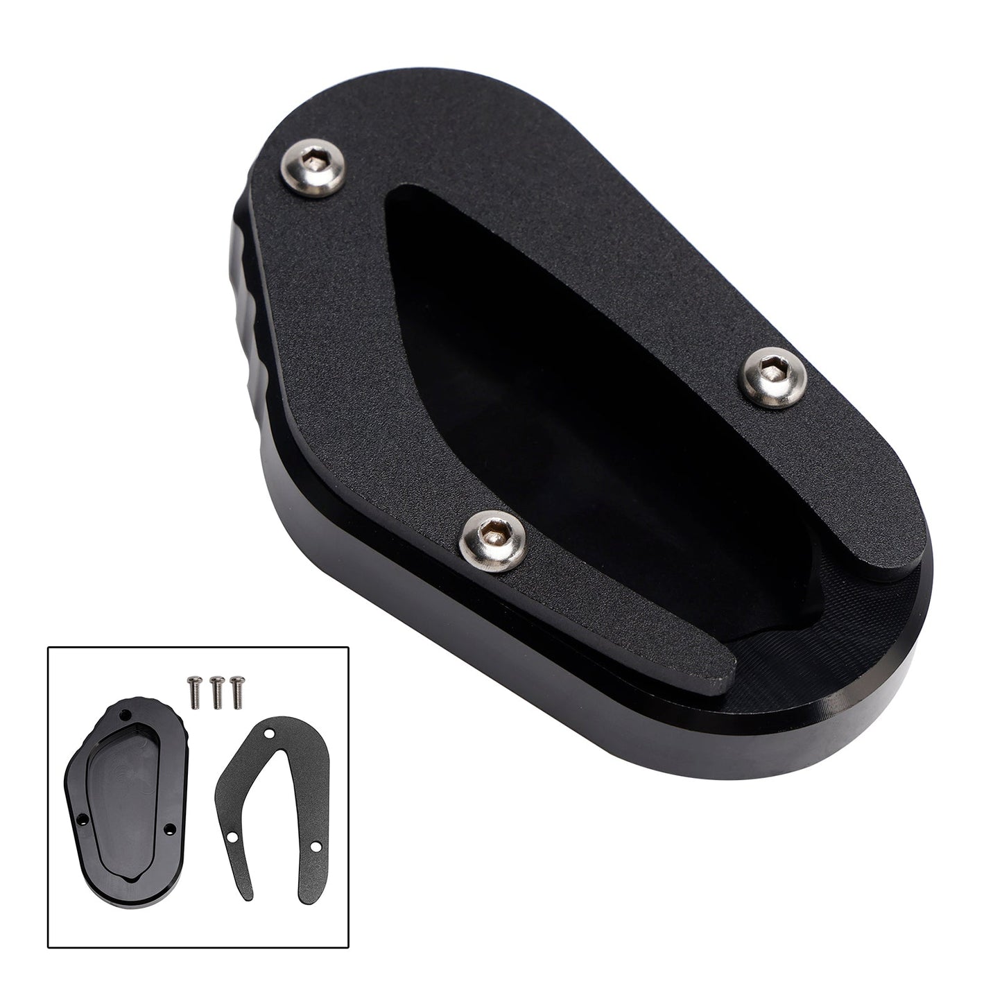 Piastra di estensione per cavalletto adatta per Bonneville T100 Street Scrambler 900 2018-2023
