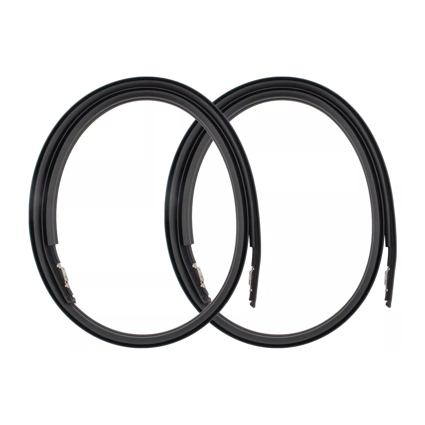 Modanatura per gocciolatoio del tetto, lato sinistro e destro, in gomma, 2 pezzi, per Honda Civic 4 porte 2012-2015