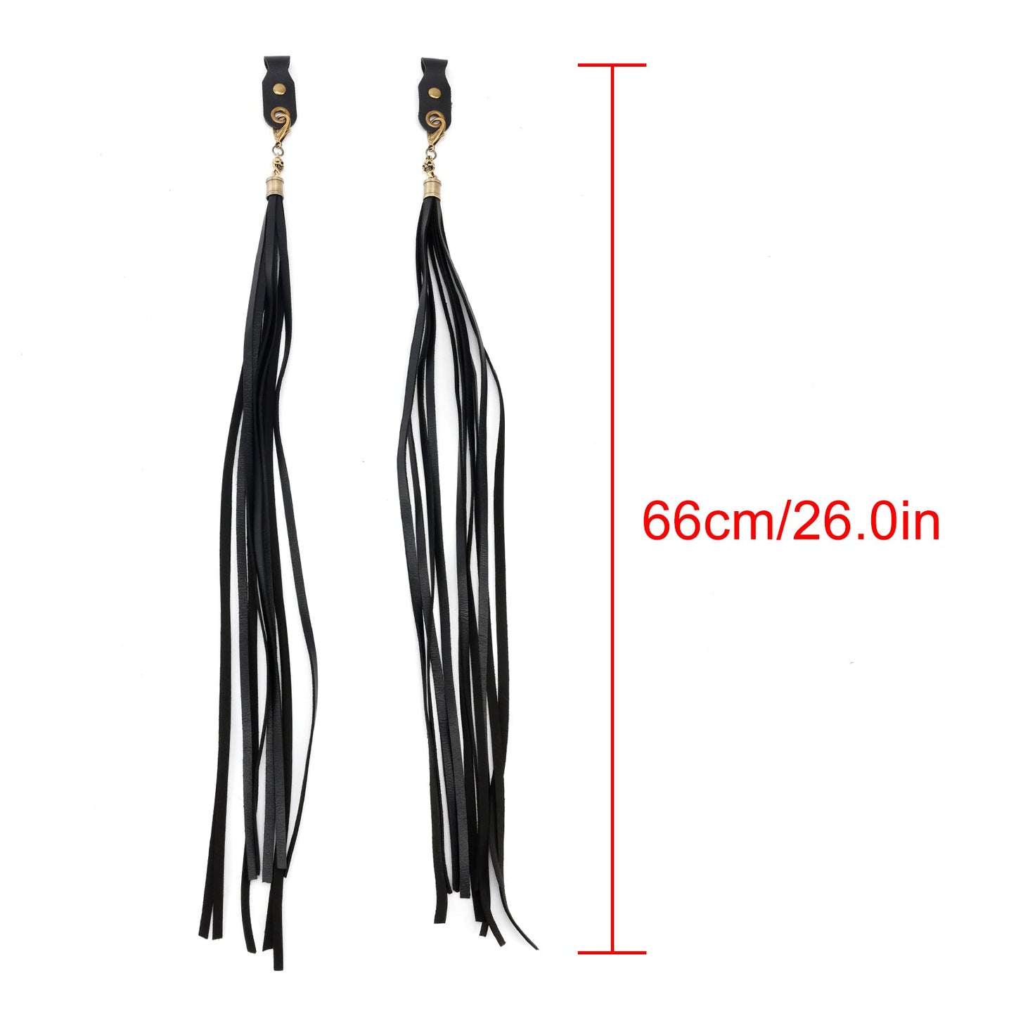 Decorazione leva freno manubrio nappa nera per Dyna Road Glide Road King