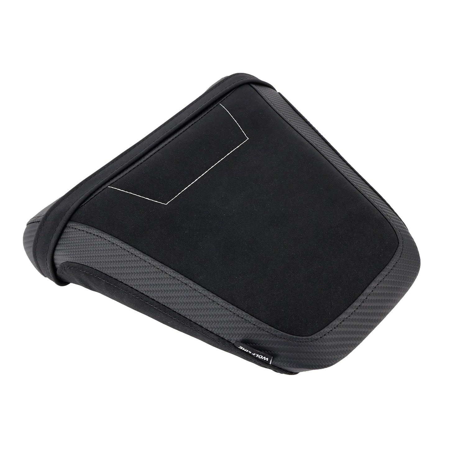 Kit sella conducente e passeggero 2024-2025 per Honda CB650R CBR650R, cuscino posteriore nero.