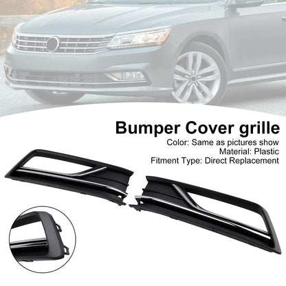 2 pezzi Copertura griglia fendinebbia per VW Passat B8 NMS (auto USA) 2016-2018