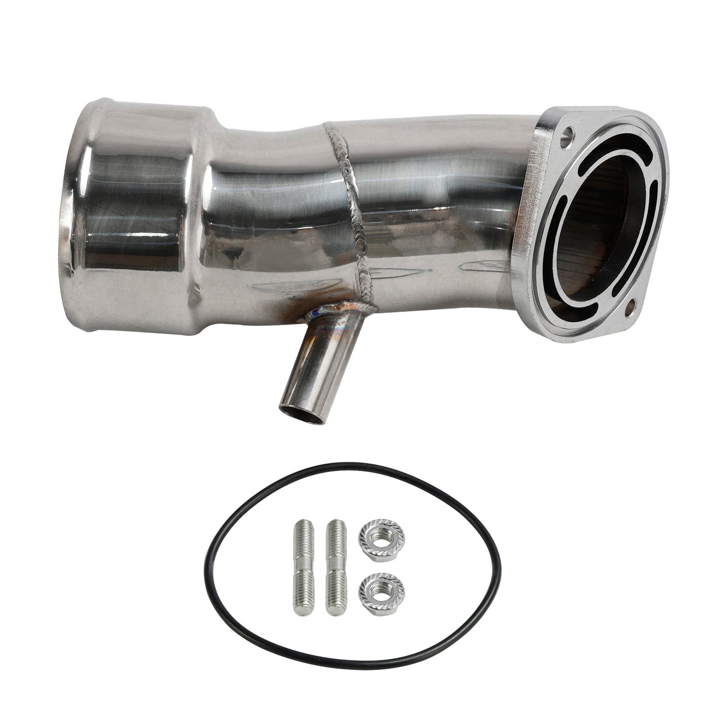 Avvisatore acustico di aspirazione da 3,5 pollici in acciaio inossidabile Duramax L5P GM 6.6L 2020-2022