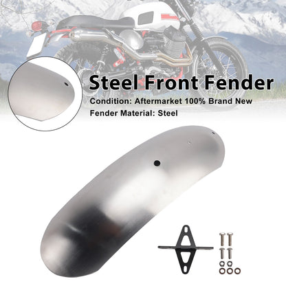Parafango anteriore in acciaio adatto per MOTO GUZZI V7 II Stone Classic Special 10-16