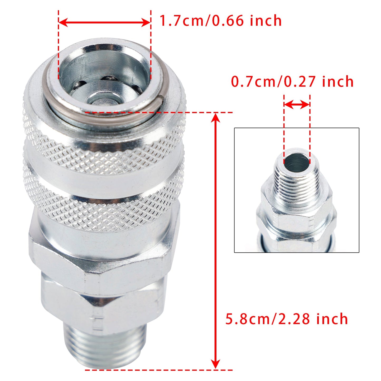 Raccordo di accoppiamento per sistema di alimentazione J-47912-QC per Detroit S60 Cummins MBE900 MBE4000