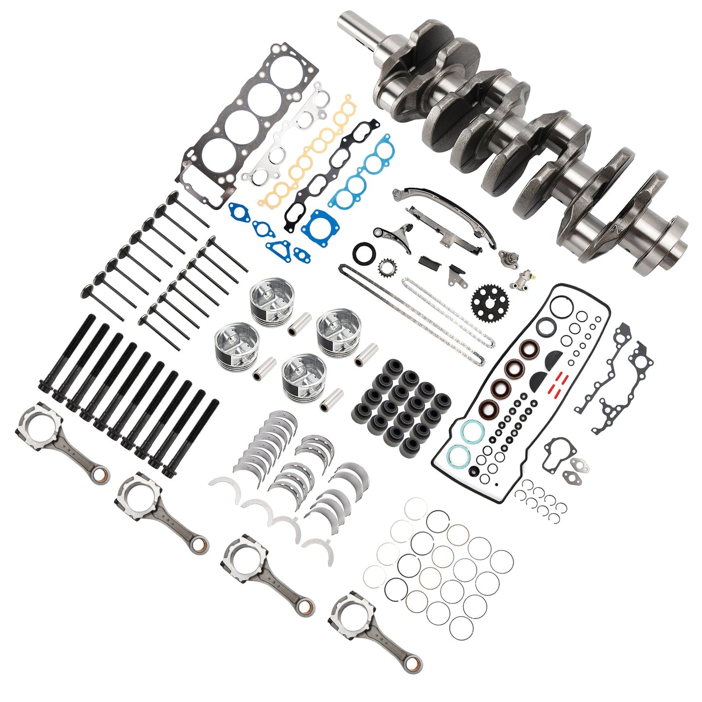 Kit di revisione e ricostruzione del motore Toyota T100 2.7L 2694CC l4 DOHC 3RZ-FE 1994-1998 13411-75901 3-3SRH106