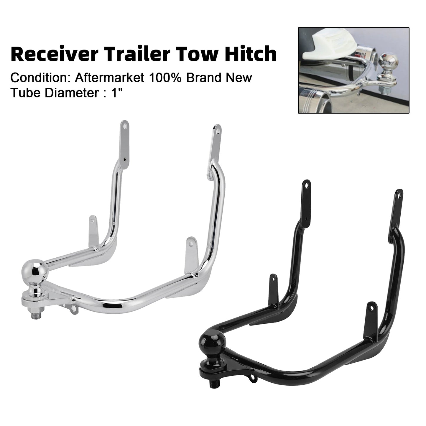 Gancio di traino per rimorchio adatto per Touring Electra Street Glide FLHX 2009-2023