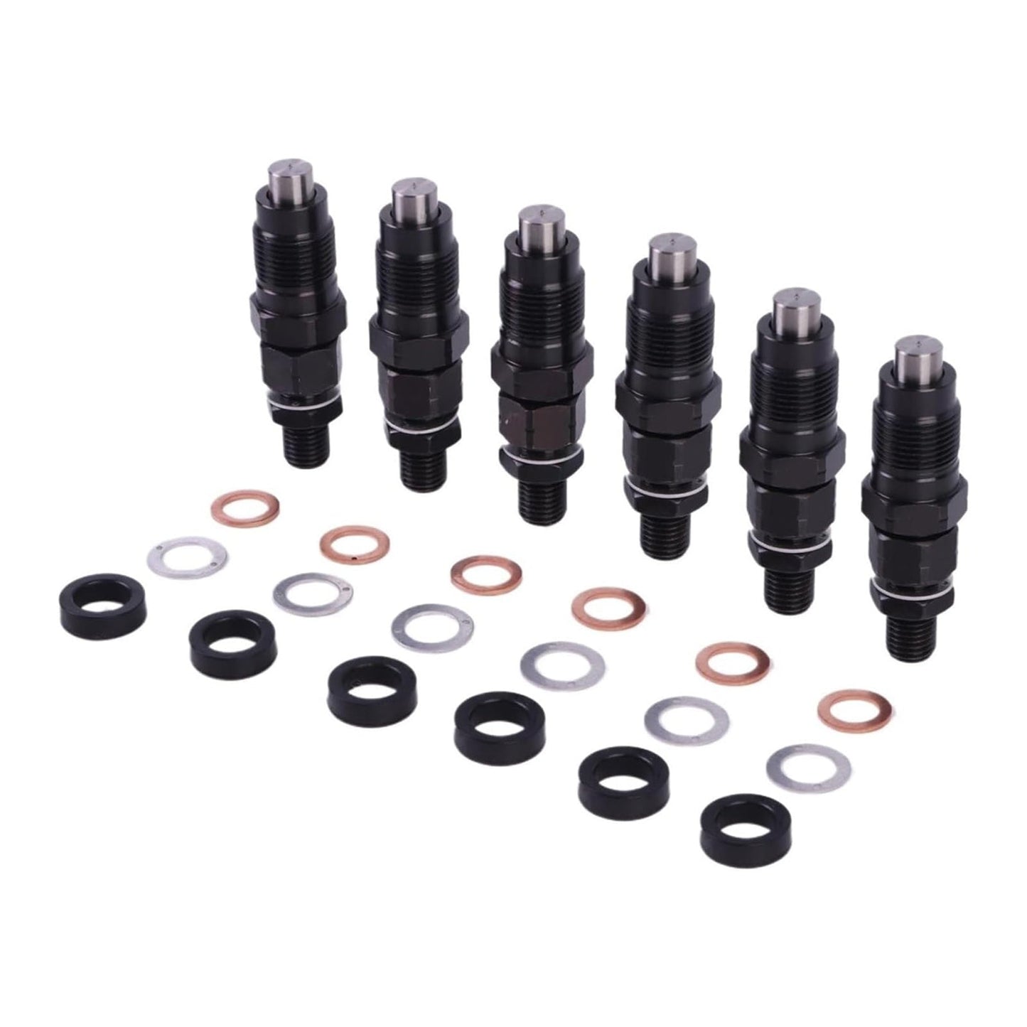 6 pezzi di iniettore di carburante per motore Toyota 3L Hilux Hiace 2.8L 23600-59105