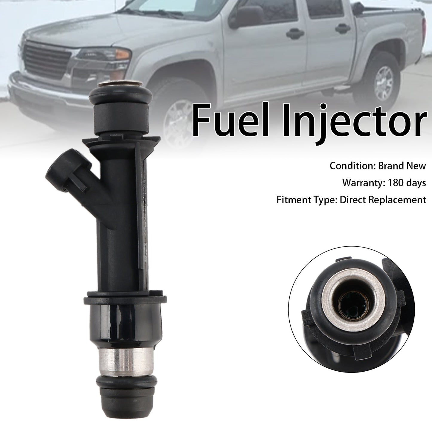 1 iniettore di carburante 12589465 compatibile con Hummer H3 compatibile con Chevrolet Trailblazer Colorado