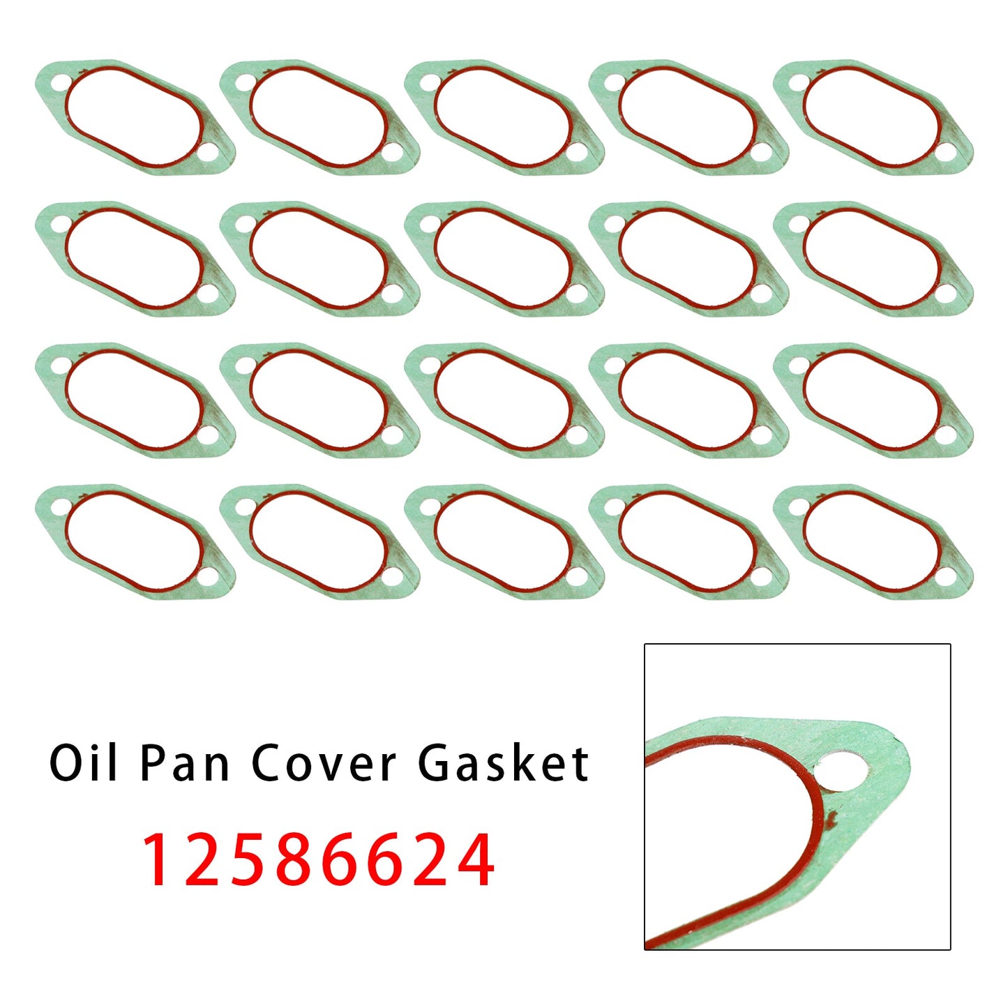 Guarnizione coperchio coppa olio 20 pezzi 12586624