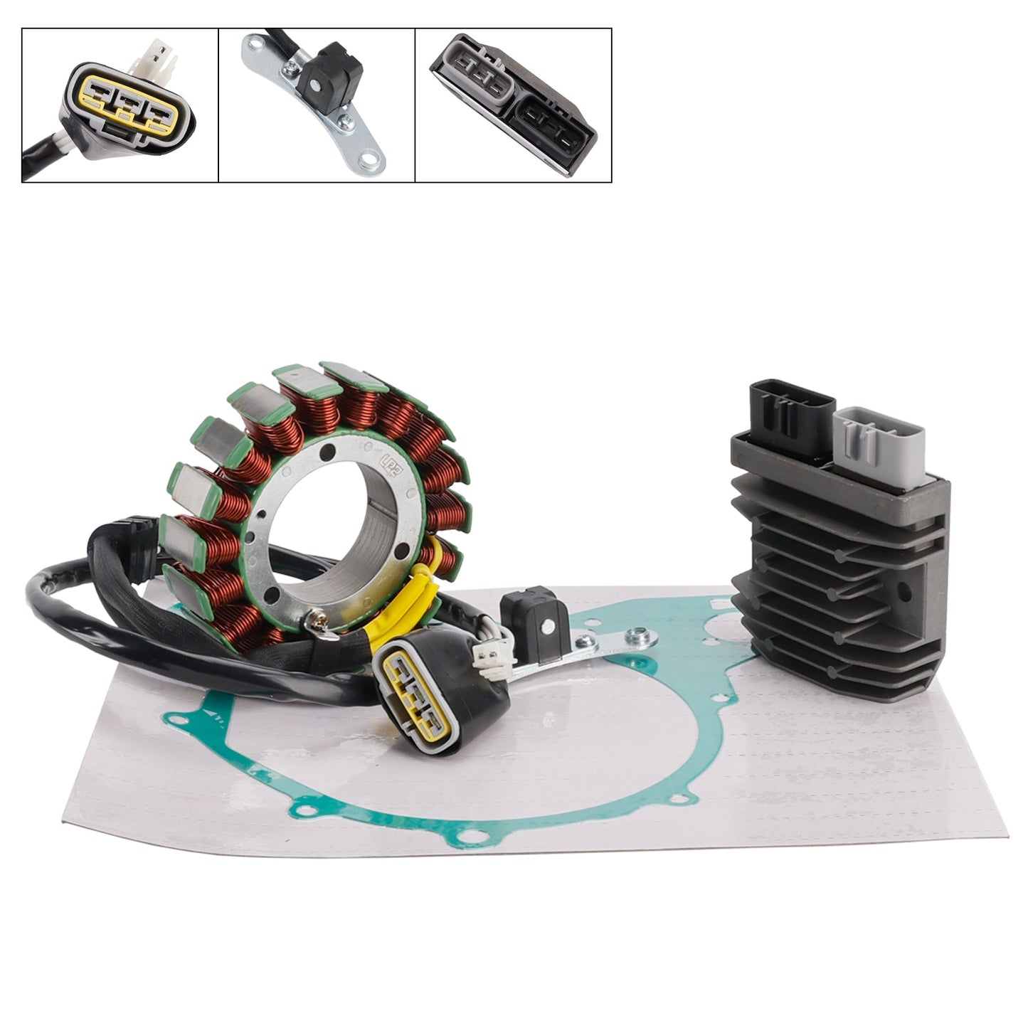 Guarnizione statore/generatore/regolatore per Yamaha XVS400C Drag Star Classic 2010-2017, codice 35C-81410-01