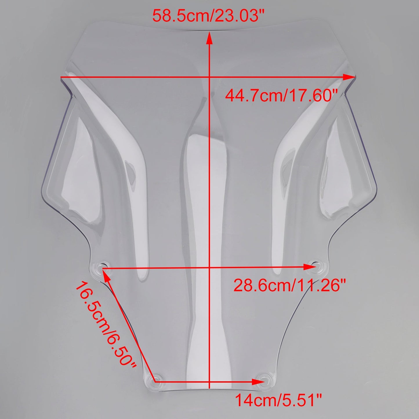 Parabrezza Parabrezza adatto per HONDA Fozra 350 NSS350 2021-2023