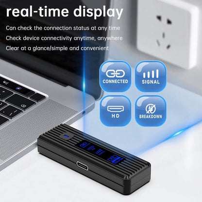 Proiettore wireless HDMI con schermo singolo HD 1080P 50M Trasmettitore e ricevitore video