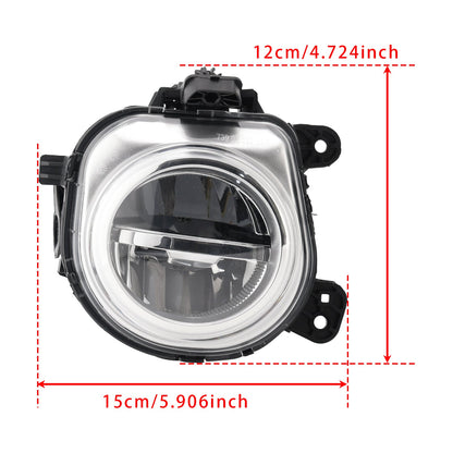 1 pz. Fendinebbia anteriore destro a LED per BMW X3 F25 X4 F26 X5 F15 X6 F16 63177317252