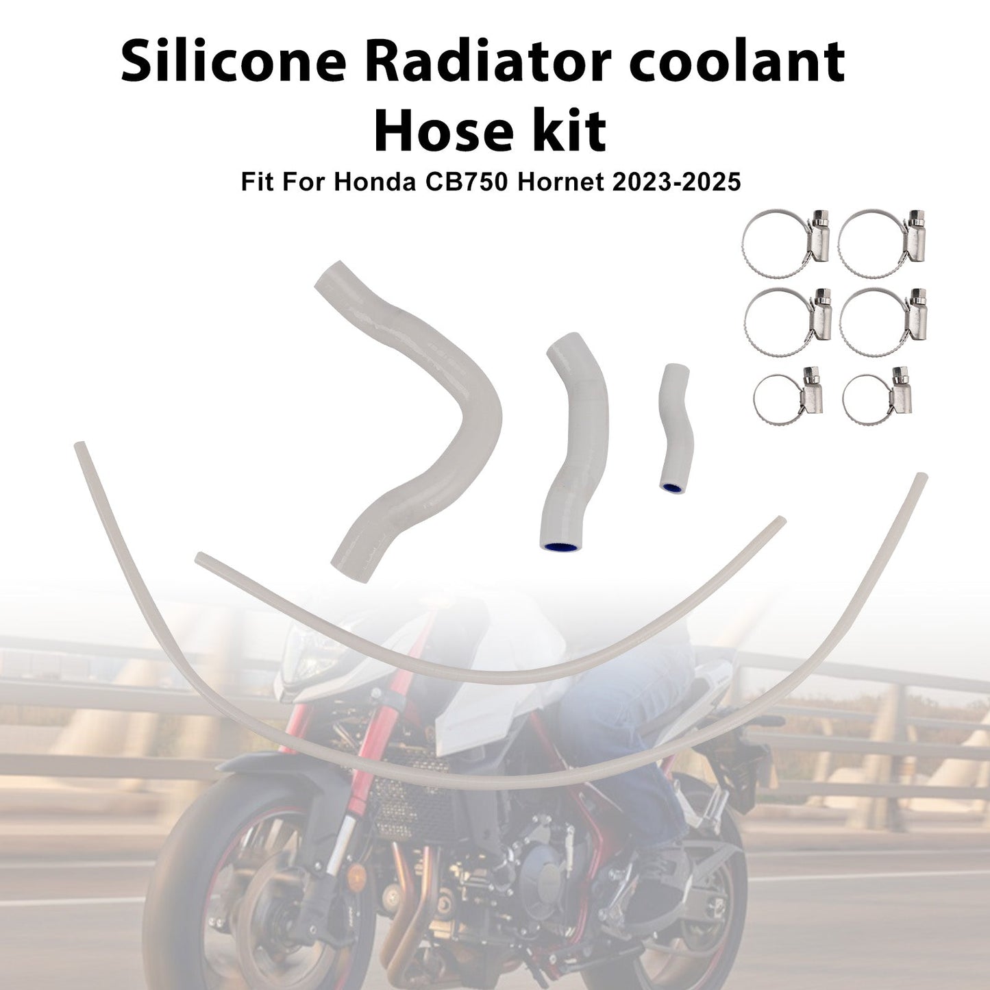 Kit tubo flessibile del liquido di raffreddamento del radiatore in silicone Honda XL750 Transalp 2023-2025