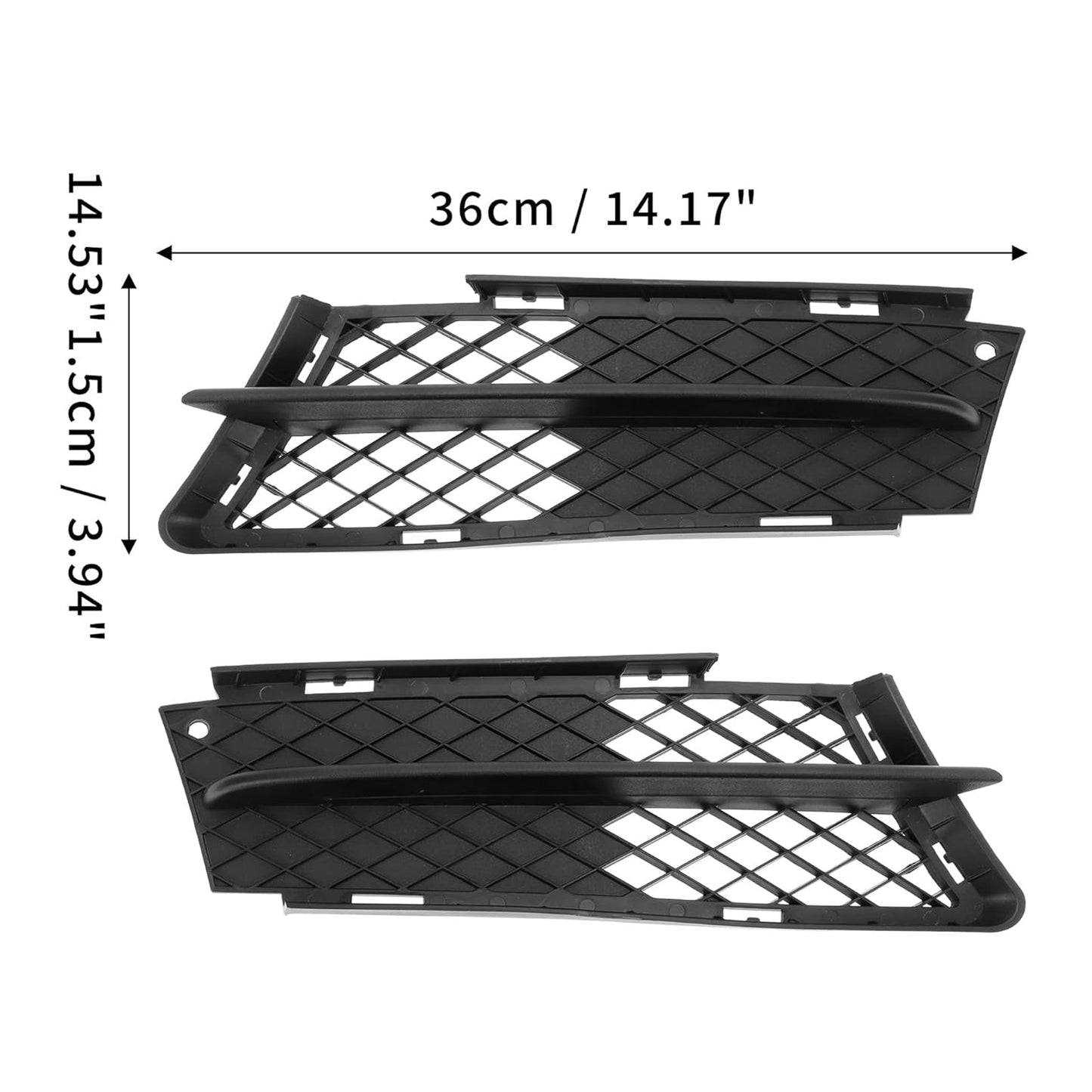 Griglia fendinebbia anteriore per BMW Serie 3 E90 E91 2006-2008 51117134081
